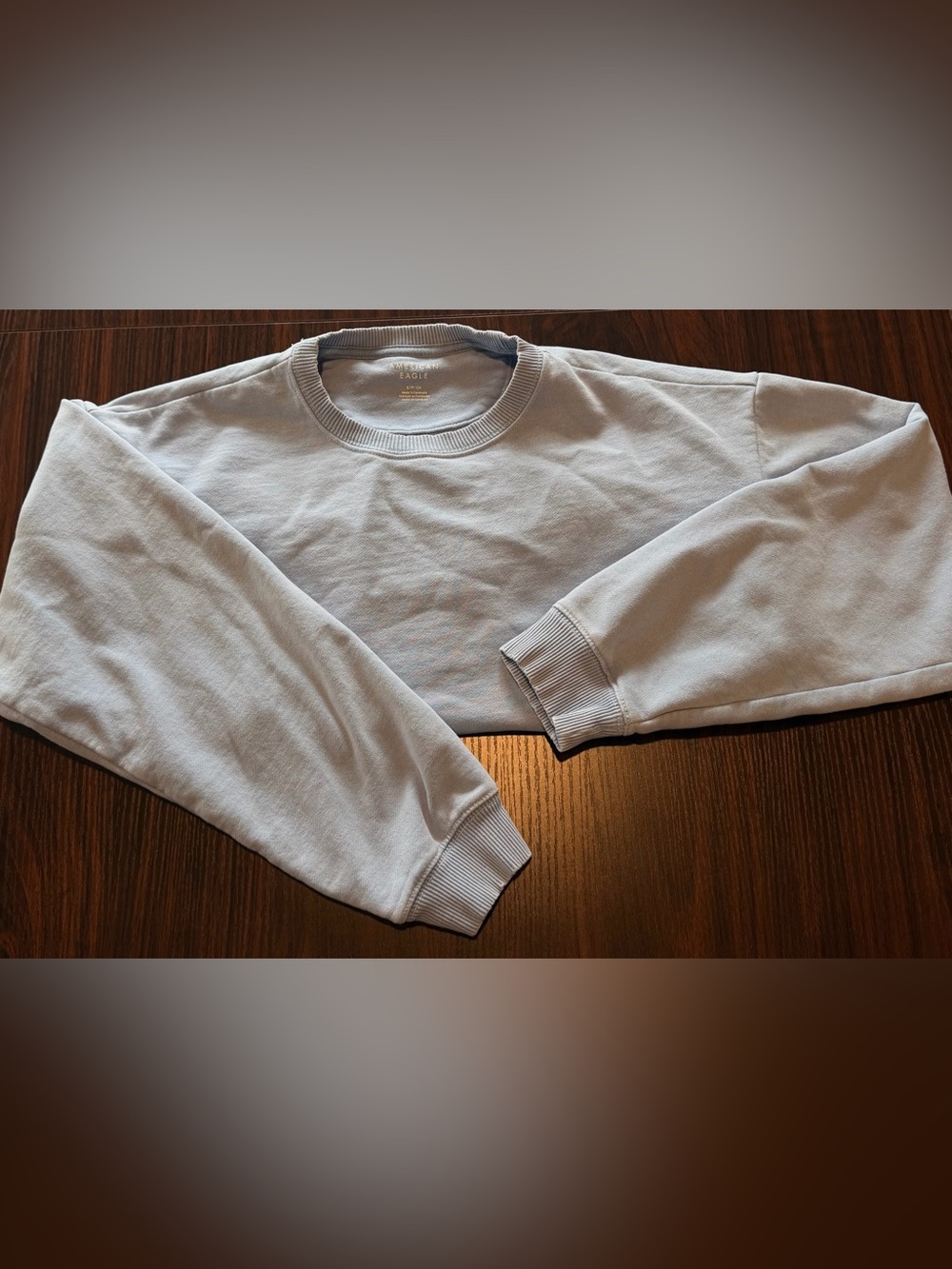 American Eagle Outfitters Women’s Light Blue Crewneck Sweatshirt Size S